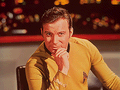 Captain Kirk auf dem Kommandostand der Brcke