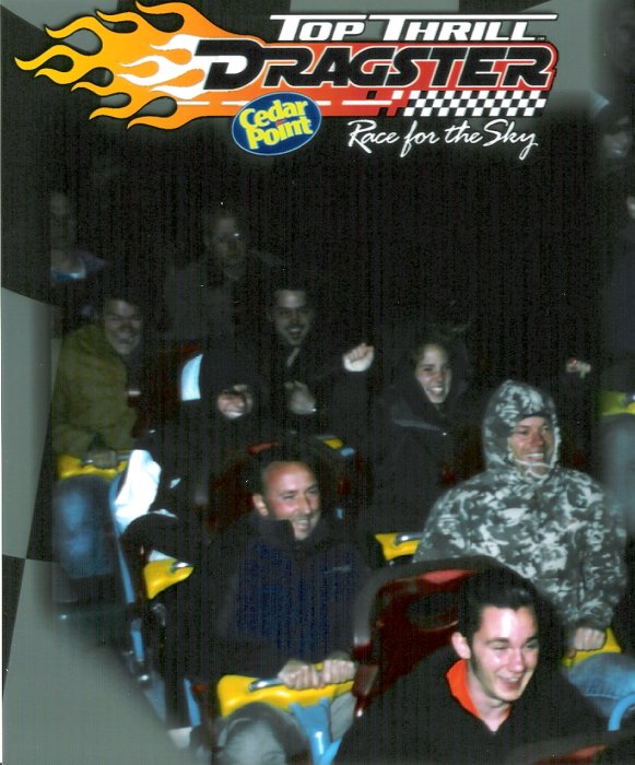 Sandy & Oli im Accelerated Coaster "Top Thrill Dragster"!